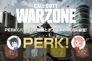 PERK（パーク）の種類とオススメのPERK設定！