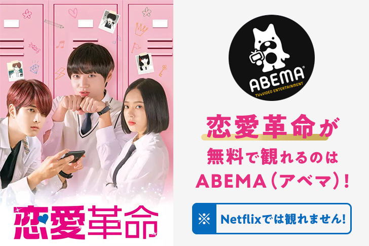韓国ドラマ 恋愛革命が無料で観れるのはabema アベマ U Nextやnetflixは ナガケン