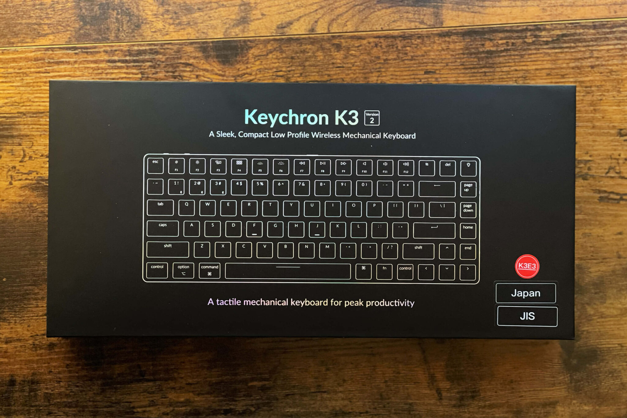 Keychron K3 メカニカルキーボード JIS配列（日本語） 茶軸 - PC