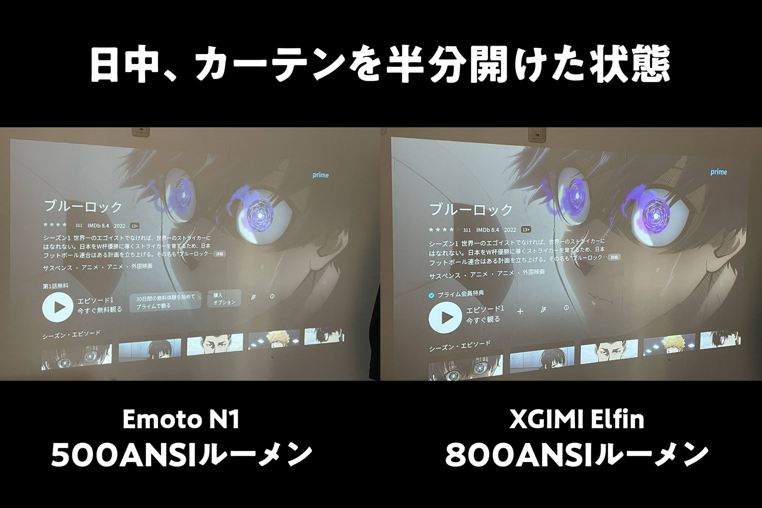 「Emotn(エモートン) N1」と「XGIMI Elfin」の比較1