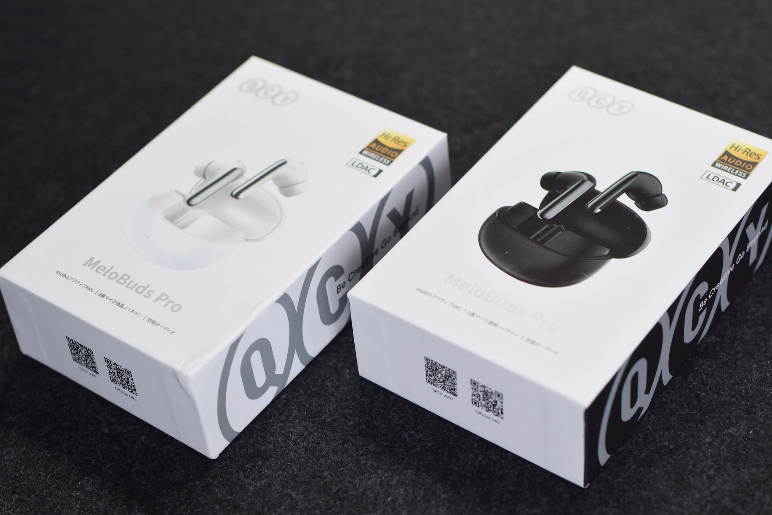 「QCY MeloBuds Pro+（QCY HT08）」のパッケージ