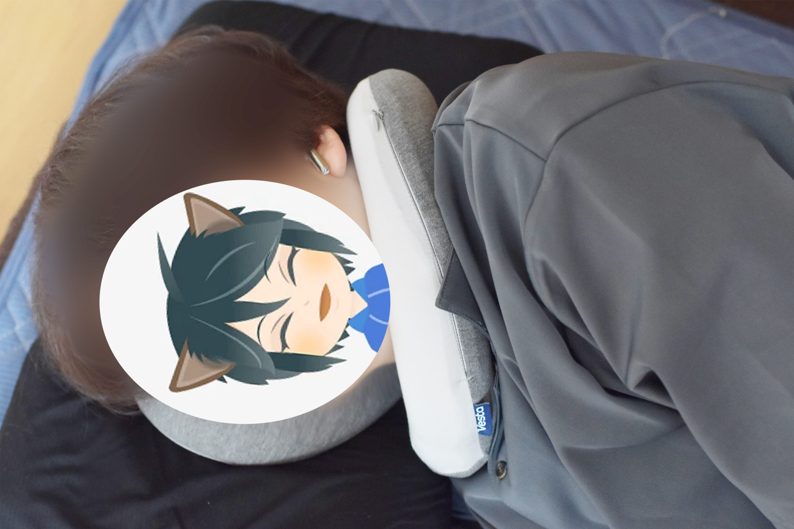 ベッドで寝る時…