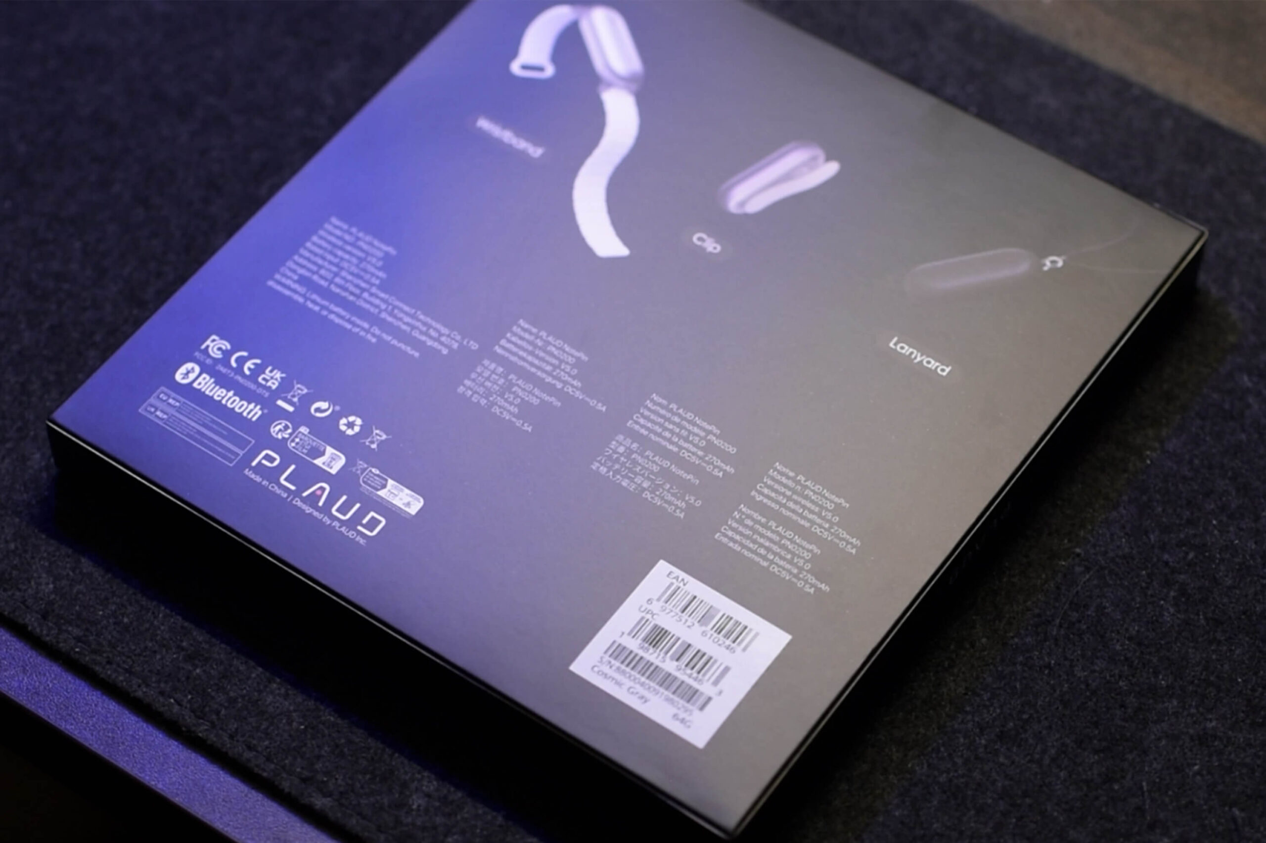 「PLAUD NotePin Bundle」のパッケージ - 裏面