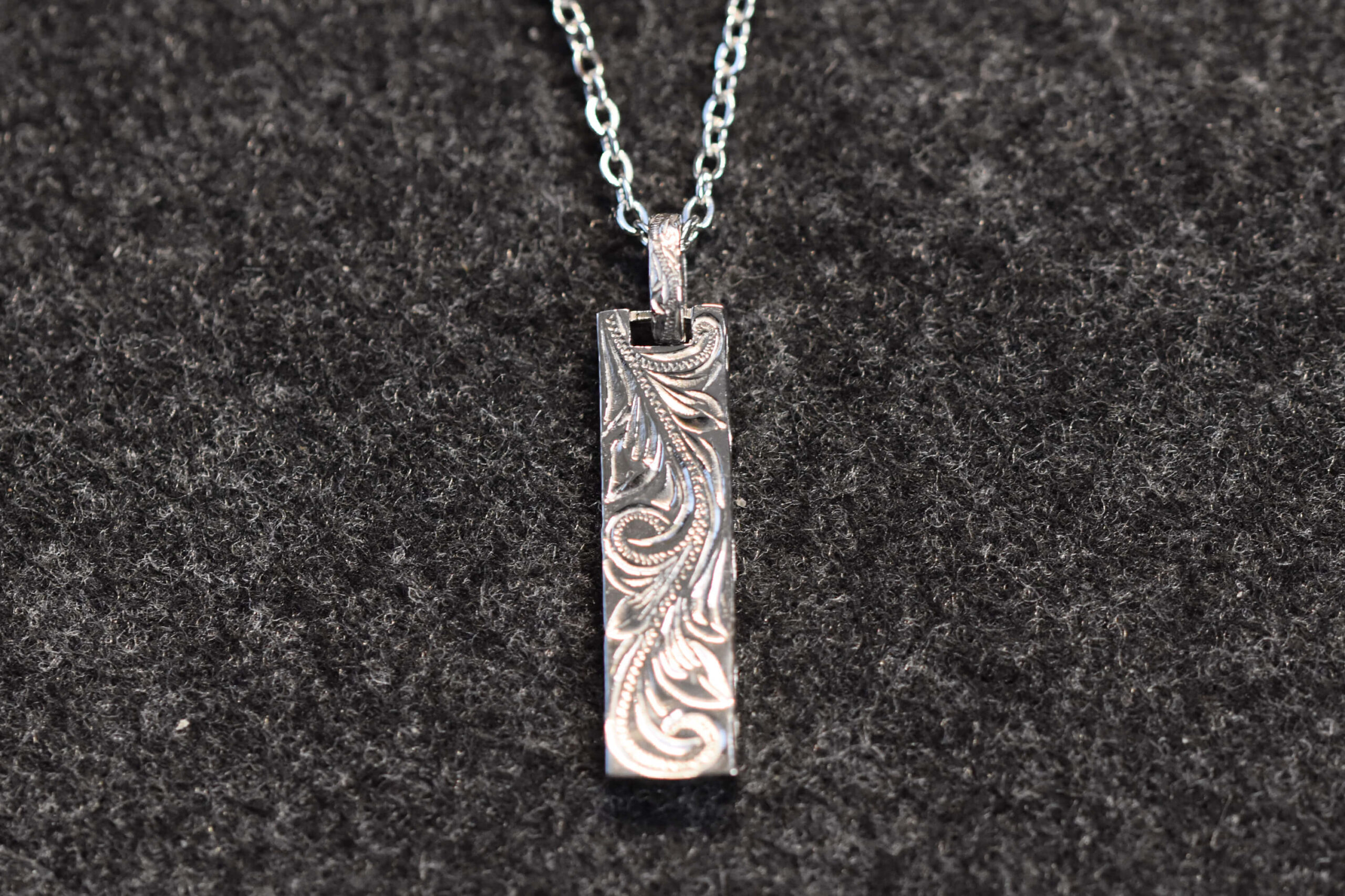 【CisstLiber】316L Hawaiian Jewelry Plate Necklace CL-N022の裏面