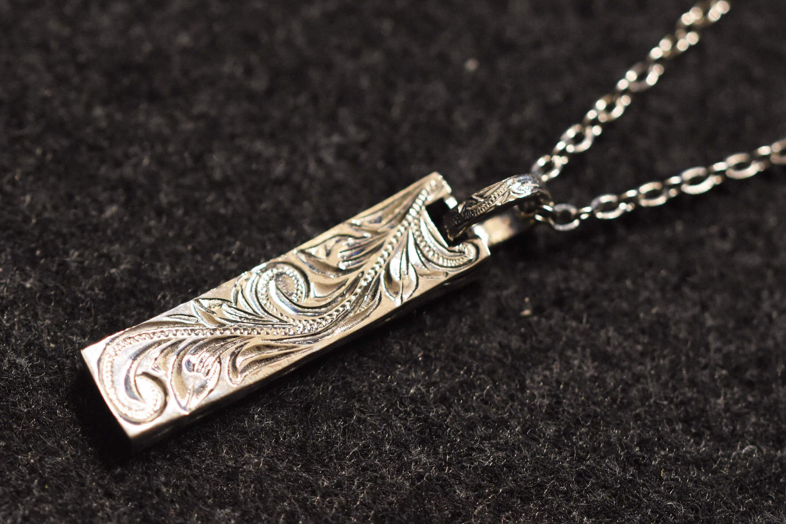 【CisstLiber】316L Hawaiian Jewelry Plate Necklace CL-N022の裏面