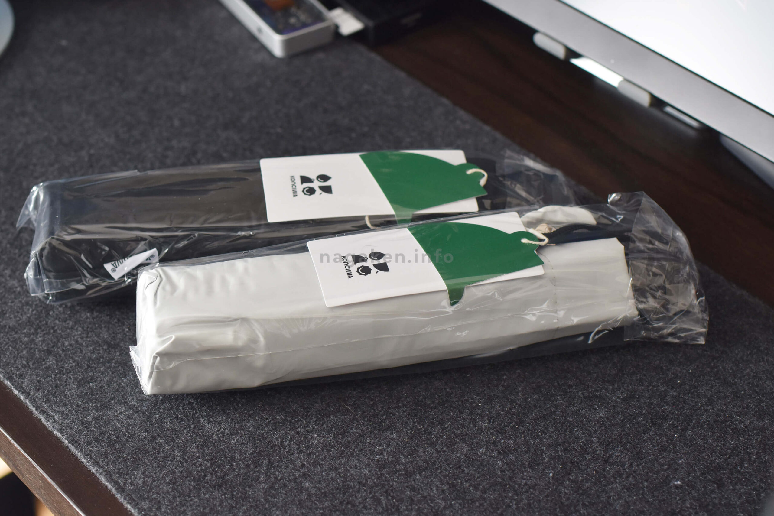 【KONCIWA】MFU5S Series 形状記憶折り畳み傘のパッケージ - 開封