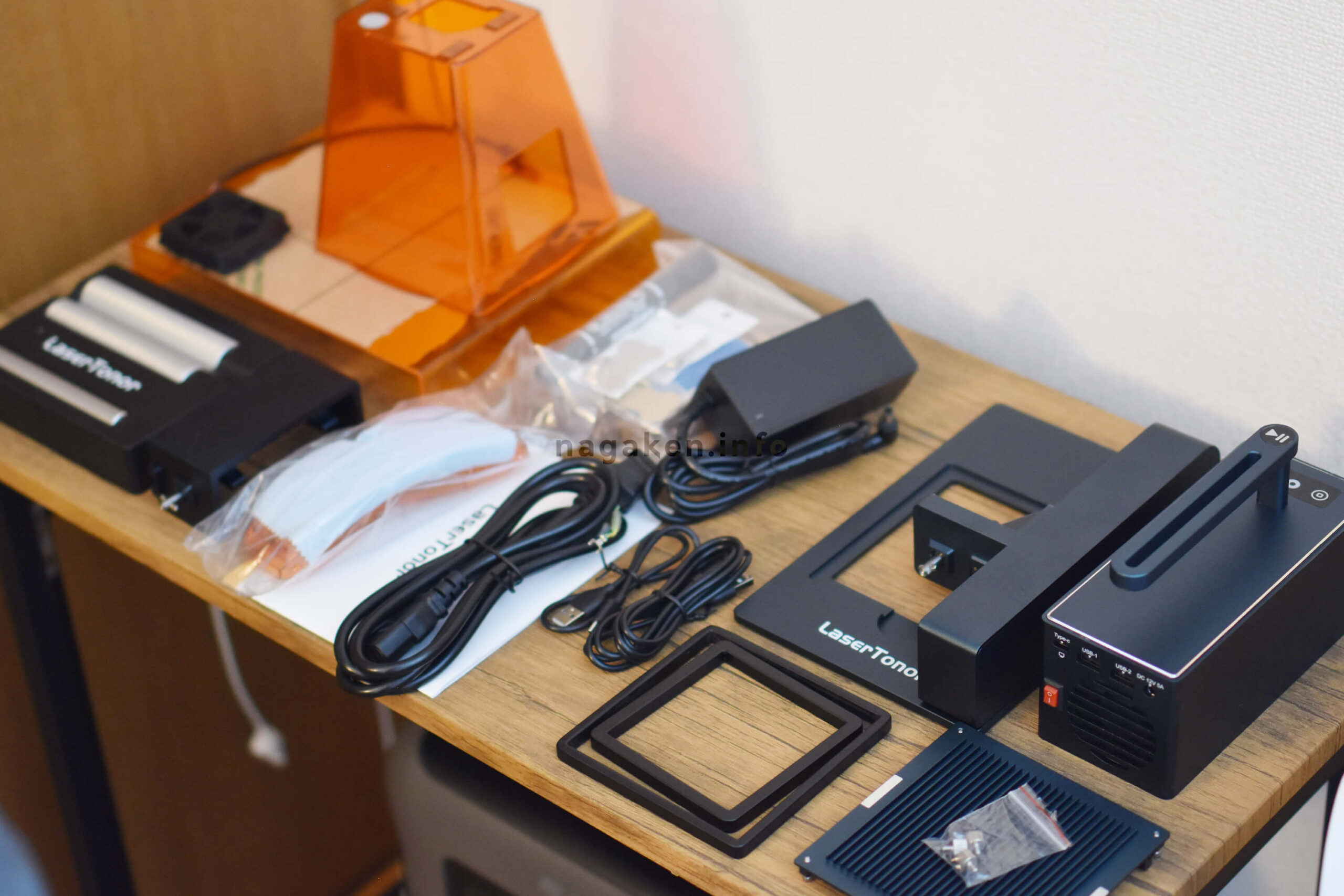 「LaserTonor Pi 1（レーザートナー ピー ワン）」の付属品・スペック