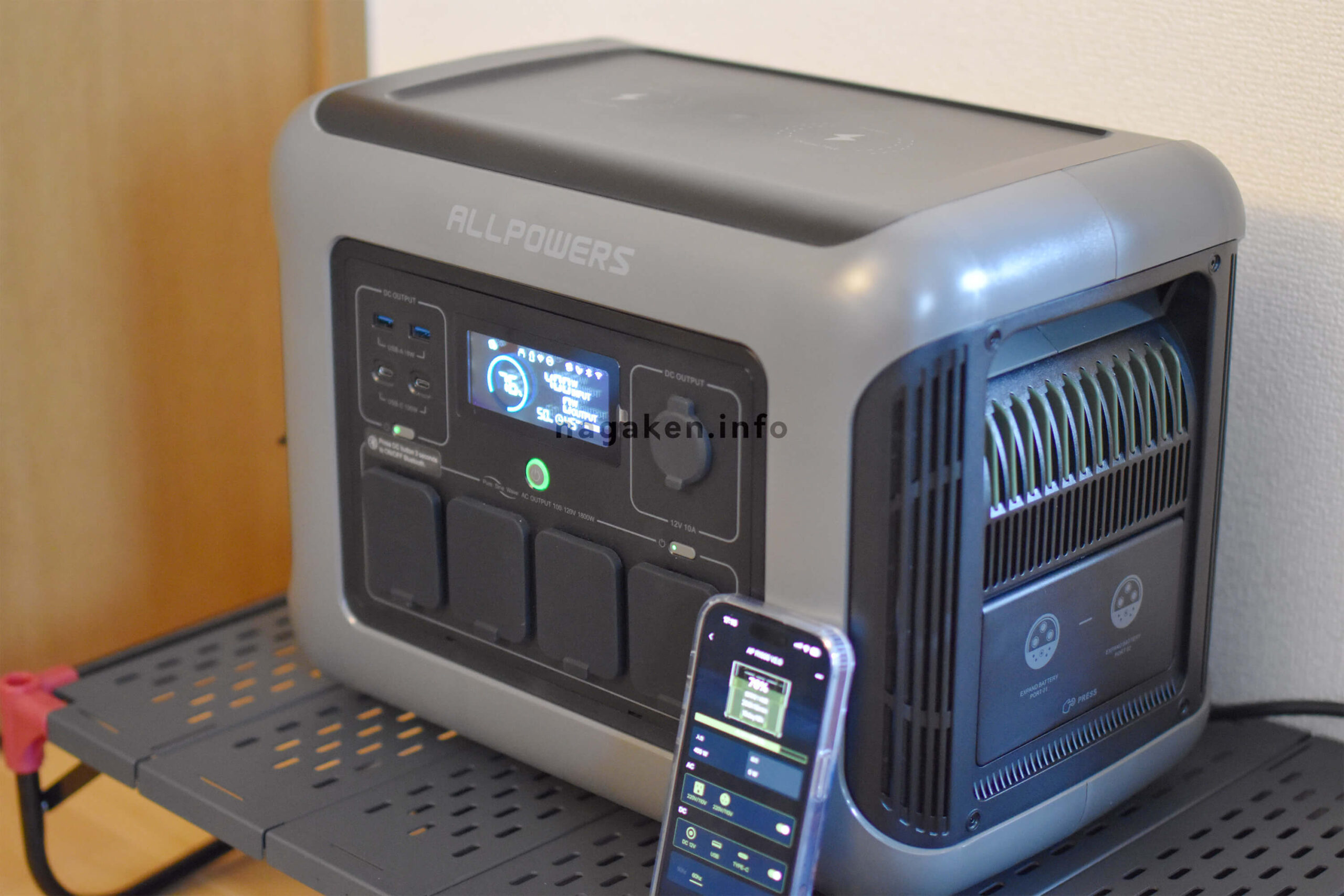 【急速充電】約1時間で80％充電可能！パススルー＆UPS対応！
