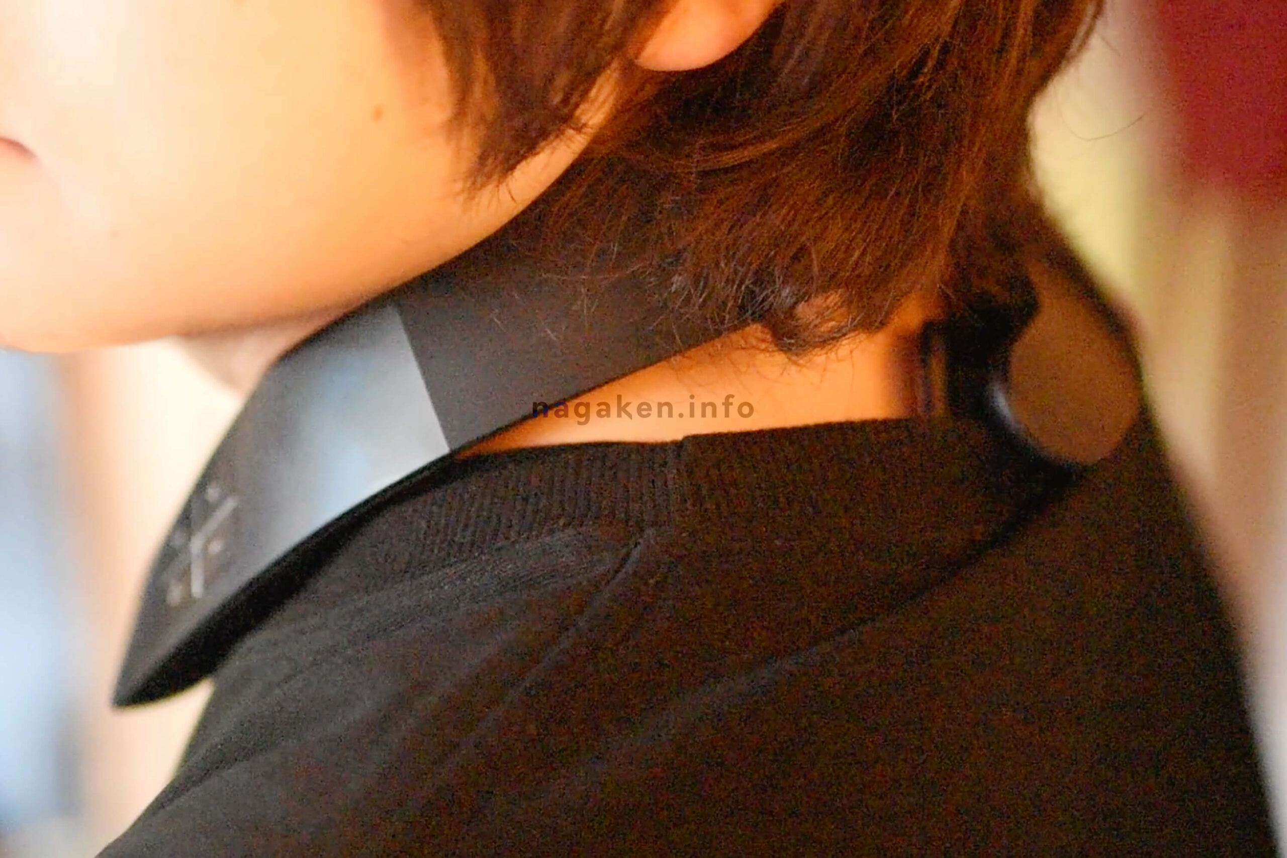 首まわりサイズによってフィット感に差があるかも…